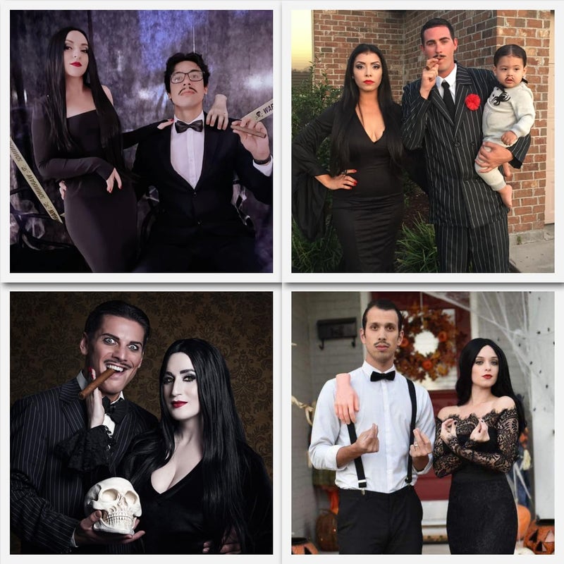 Mersi Long Black Wig for Women Halloween Costume 27'' Straight Long Black Wig Natural Cute Black Wigs for Costume Women S034BK - Image 5